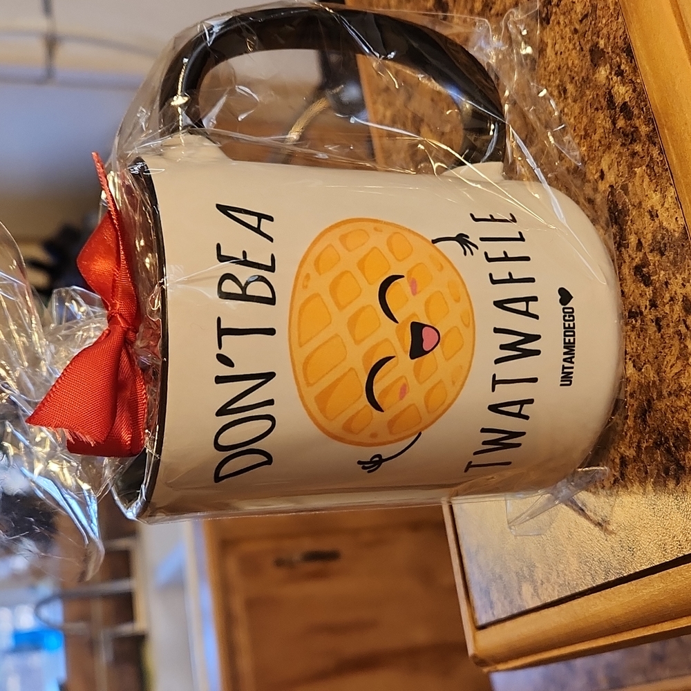 Waffle coffee mug